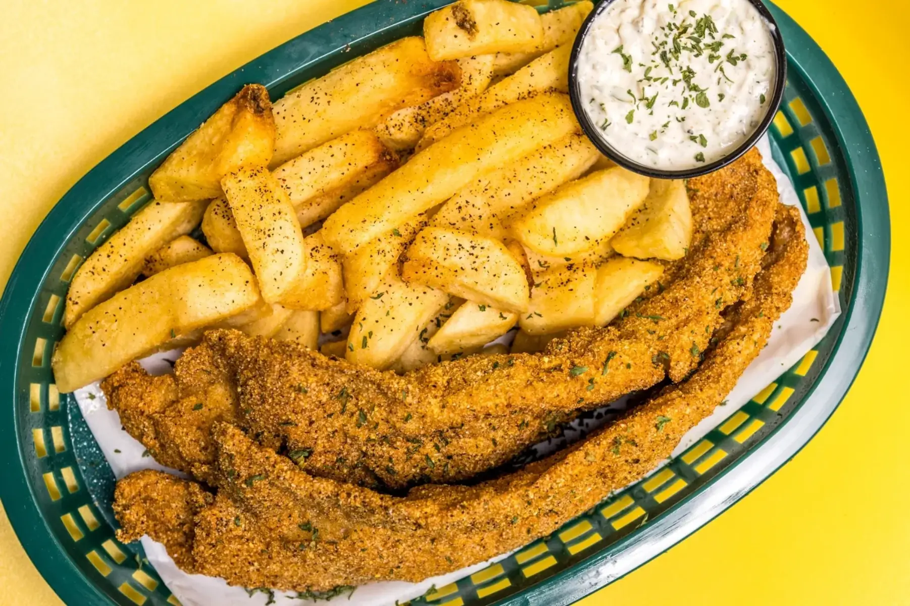 Southern Grace Eats fish and fries entree